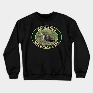 Prairie Dog at Badlands National Park in South Dakota Crewneck Sweatshirt